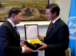 Peña Nieto agradeció a Taleb Rifai 