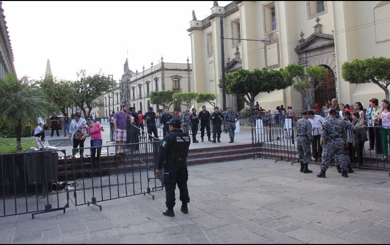 Elementos de varias corporaciones trabajarán en conjunto durante los dos días del operativo. ESPECIAL/ POLICÍA DE GUADALAJARA