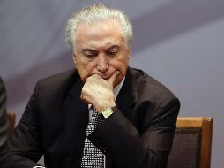 El presidente brasileño, Michel Temer, ha sido acusado por la Fiscalía General de obstrucción a la justicia y asociación ilícita. AP / ARCHIVO