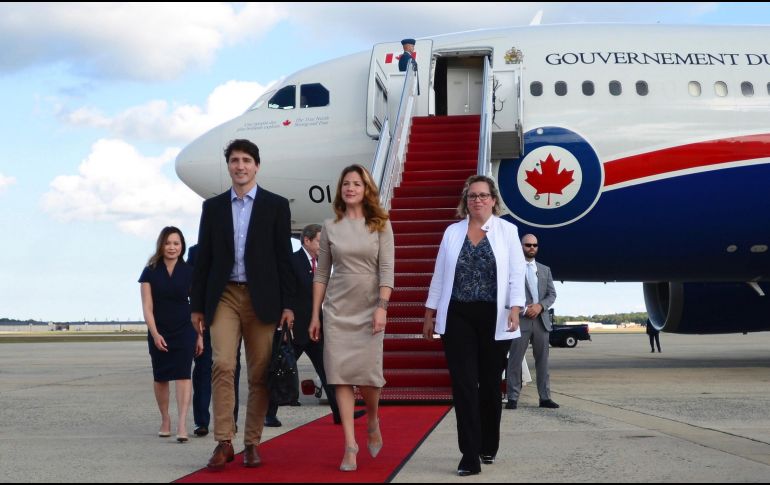 El mandatario canadiense participará en una ceremonia durante la cual colocará una corona floral en el monumento a los Niños Héroes, refirió la embajada canadiense en un comunicado. AP / S. Kilpatrick