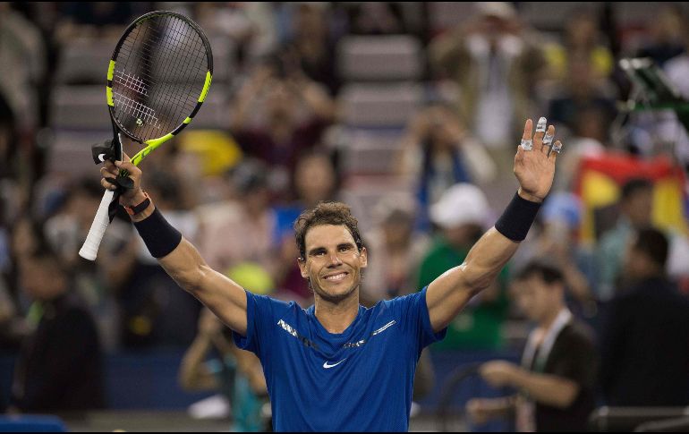Tras el partido, Nadal agradeció al público chino su apoyo y aseguró que está 