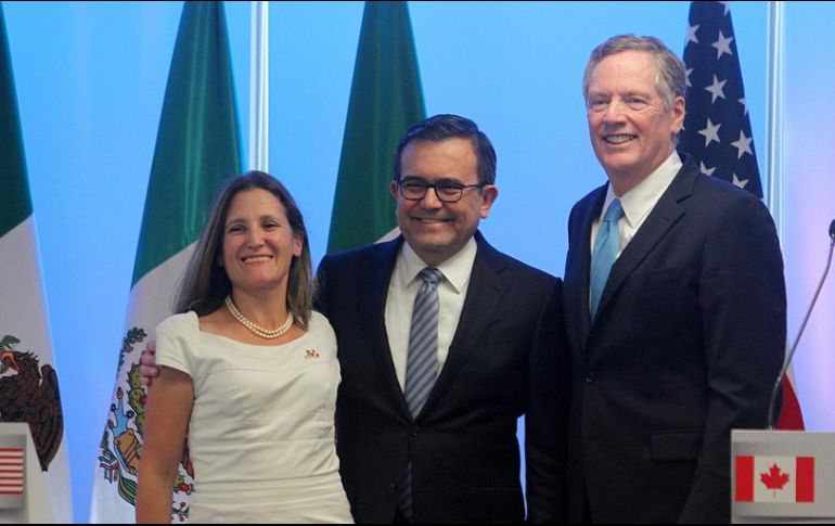 Freeland, Guajardo y Lighthizer tienen previsto celebrar una rueda de prensa conjunta el próximo 17 de octubre. NTX / ARCHIVO