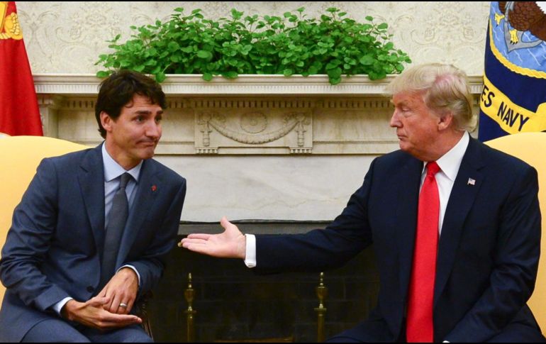 “Nosotros queremos proteger a nuestros trabajadores y el primer ministro canadiense también quiere proteger a los suyos”, indicó el mandatario. AP / S. Kilpatrick