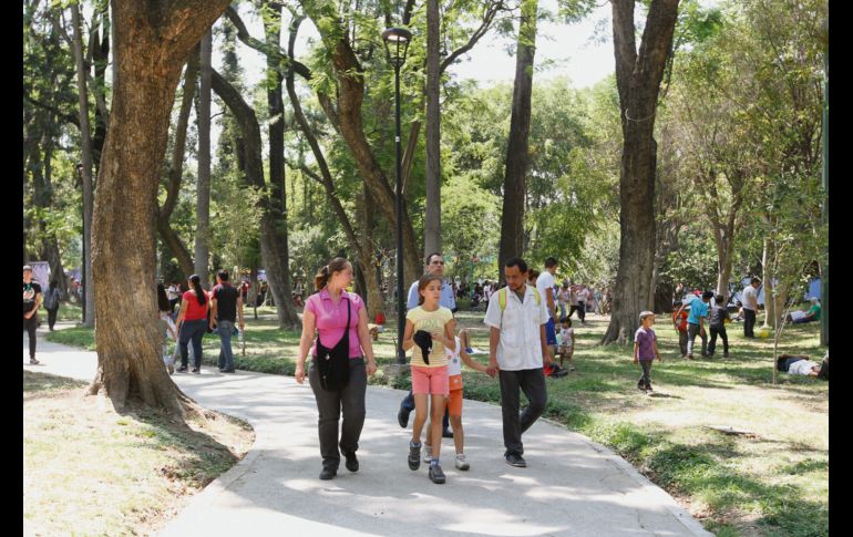 Parque Agua Azul, lugar de paseo familiar. EL INFORMADOR/Archivo