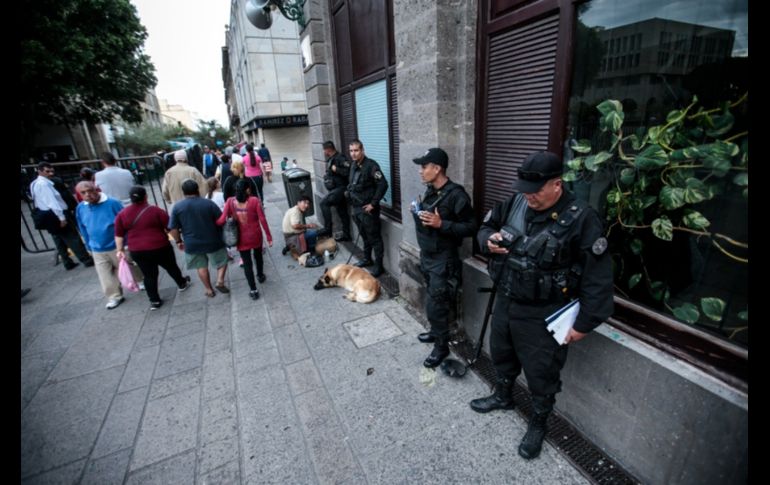 Junto con el ajetreo previo a la Romería, las corporaciones de seguridad implementaron un operativo en el primer cuadro. EL INFORMADOR / F. Atilano
