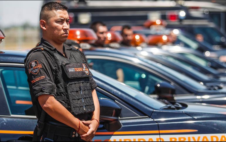 La demanda por servicios de seguridad privada alcanzó en 2016 un valor de 28 mil millones de pesos. EL INFORMADOR/Archivo
