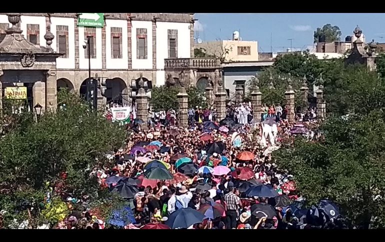 Para a Romería 2017 se desplegó un operativo de tres mil 600 servidores públicos y más de 100 unidades para dar seguimiento y atención. ESPECIAL/Gobierno de Zapopan