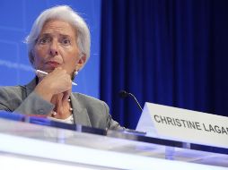 Lagarde parece desestimar la contenciosa ruta que han tenido las negociaciones del TLCAN. AFP / C. Somodevilla