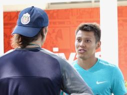 Germán Sánchez (D), dos veces medallista olímpico en clavados, también es un enamorado de la luha libre. EL INFORMADOR/ J. Robles