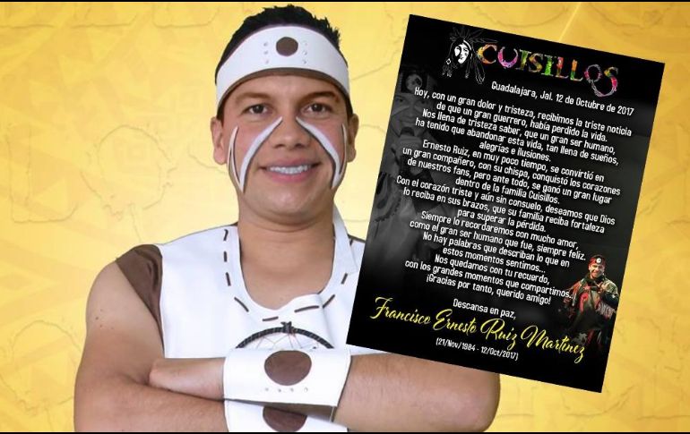 A través de las redes sociales de la banda, los seguidores manifiestan su dolor tras la muerte del cantante. FACEBOOK / OficialCuisillos