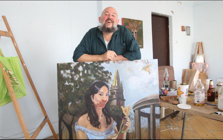 El artista basa su proceso de creación en el ornamento. EL INFORMADOR/G. Gallo