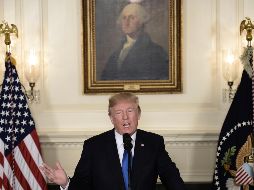 En la campaña presidencial del año pasado, Flynt ofreció un MDD a quien proporcionara un video o audio que degradara al ahora presidente de EU. AFP / B. Smialowski