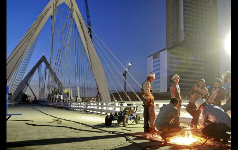 Obras de construcción del llamado 