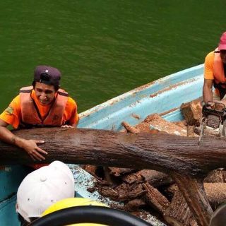 Retiran mil 500 toneladas de basura del Cañón del Sumidero