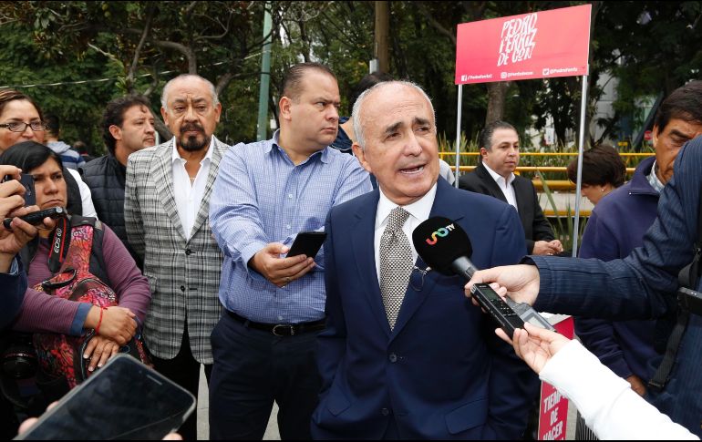 Pedro Ferriz de Con destacó que, de obtener el triunfo en las elecciones, la libertad de expresión será una garantía en su gobierno. SUN / A. Salinas