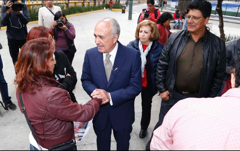 Pedro Ferriz de Con destacó que, de obtener el triunfo en las elecciones, la libertad de expresión será una garantía en su gobierno. SUN / A. Salinas