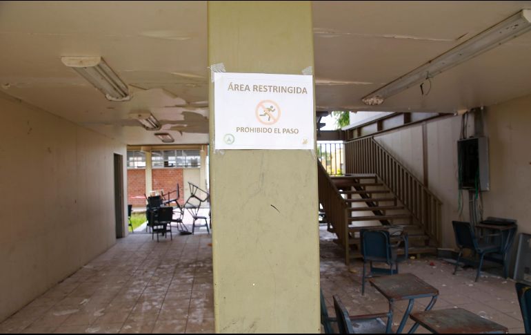 Los últimos sismos han causado daños en planteles, obligando a la dependencia a realizar intervenciones. EL INFORMADOR/Archivo