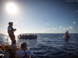 Desde 2016 SOS Mediterráneo ha rescatado migrantes que intentan llegar a Europa por mar. FACEBOOK/ @sosmedfrance