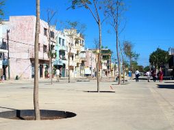 Aunque las obras siguen en proceso, ya hay presencia de transeúntes y ciclistas que se trasladan en la zona. EL INFORMADOR/E. Barrera