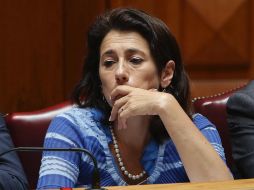 La ex ministra del interior se mostró consternada ante los medios por el número de muertes en los incendios de este año. AP/ A. FRANCA