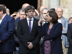 El jueves vence el plazo para que Puigdemont aclare al gobierno de Rajoy si declaró o no la independencia de Cataluña.  AFP / L. Gene