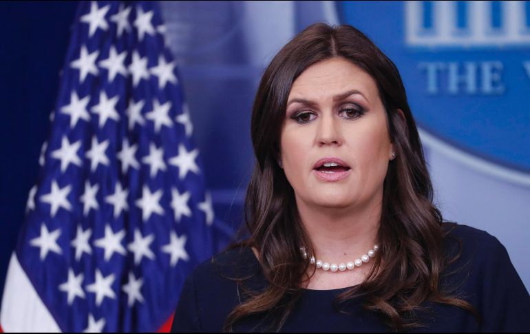 La portavoz de la Casa Blanca resaltó que Trump quiere asegurarse de que se tenga un acuerdo que beneficie a los trabajadores estadounidenses. EFE / S. Thew