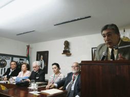 Óscar Trejo Zaragoza. El texto, señalan los ponentes, fruto de años de esfuerzo y dedicación por parte del autor. EL INFORMADOR/E. Barrera