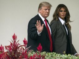 Donald y Melania Trump, en su camino hacia la Oficina Oval de la Casa Blanca. AP / ARCHIVO