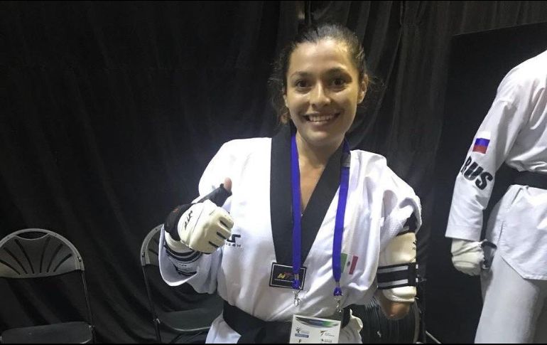 Los tres seleccionados subieron al podio en la categoría K44. TWITTER/@Conade