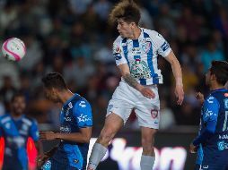 Acción del partido entre Pachuca y Puebla en el estadio Hidalgo. MEXSPORT/J. Ramírez