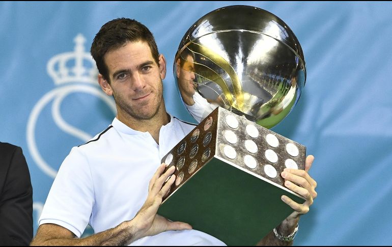 “He jugado mi mejor partido de la semana ante Grigor”, dice Potro. AP/ C. Bresciani