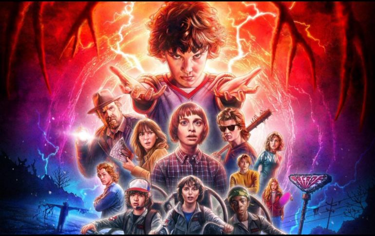 La imagen parece inspirada en Halloween, en cuyo fin de semana llegará la continuación de la historia. TWITTER/Netflix