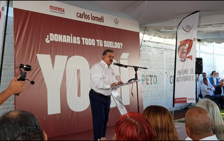 Este domingo, Lomelí presenta su segundo informe de actividades en la colonia Palmita, Zapopan. EL INFORMADOR / E. Mondragón