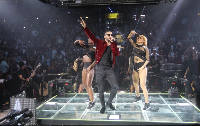Maluma se presentó en el Auditorio Benito Juárez en las Fiestas de Octubre. EL INFORMADOR / G. Gallo