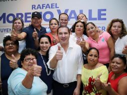 De gira por Coahuila, Moreno Valle Lamentó que la falta de definiciones en el PAN haya generado situaciones como la salida de Margarita Zavala del partido. FACEBOOK / Rafael Moreno Valle