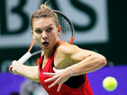 La rumana de 26 años participa por cuarta vez consecutiva en el torneo de Maestras de la WTA. EFE / W. Woon
