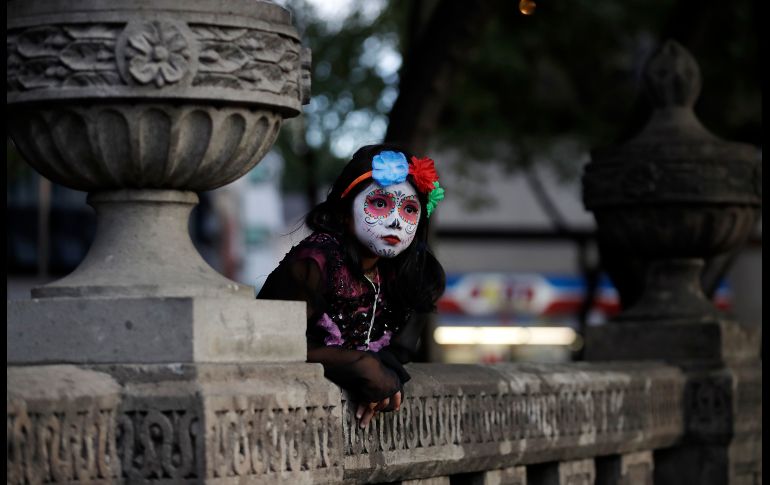 Una niña catrina. AP/R. Blackwell