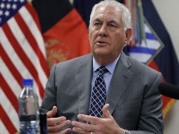''Hay un lugar para ellos en el gobierno si están dispuestos a abandonar el terrorismo, renunciar a la violencia y comprometerse a un Afganistán estable'', concluyó Tillerson. AFP / A. Brandon