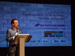 El alcalde zapopano, Pablo Lemus, dijo que acepta los datos de Jalisco Cómo Vamos, pues sirven como contrapeso a la función política. FACEBOOK/PabloLemusN