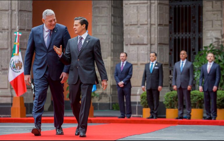 El Mandatario expuso que compartirá las capacidades institucionales y las experiencias que México ha tenido en materia de Protección civil. NTX / Presidencia