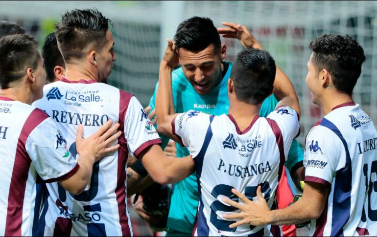 Todos los tiradores de Atlante acertaron en la ronda de penales. TWITTER / @CopaCoronaMx