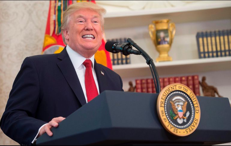 Muchos consideran que podría ser más fácil que Trump pierda la presidencia por la Enmienda 25. AFP / S. Loeb