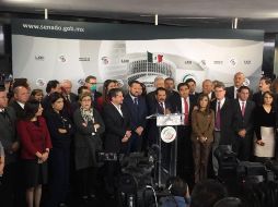 El coordinador del PRD, Luis Sánchez dijo que el PRI solo mandó a 