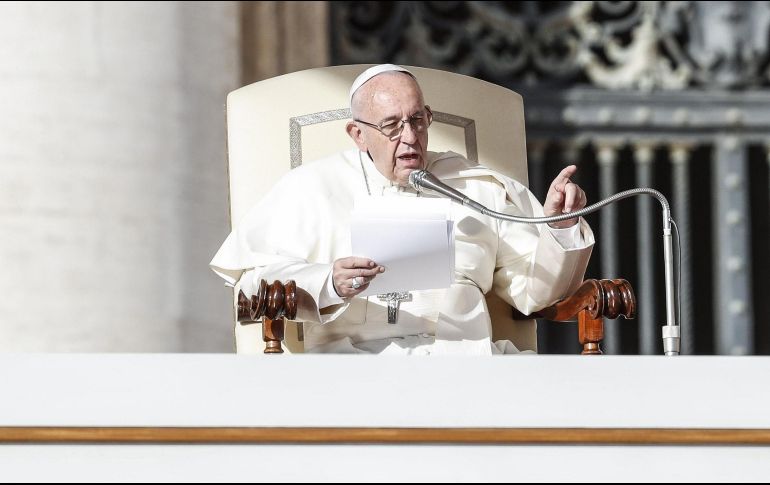 El jueves 26 de octubre el Papa hablará con los seis astronautas en la Estación Espacial Internacional. EFE / G. Lami