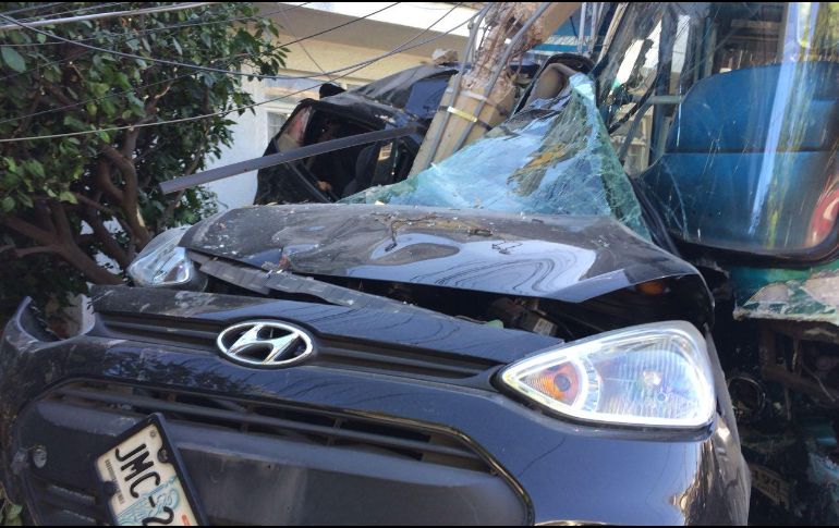 Hasta el momento se registran siete personas lesionadas. ESPECIAL/Protección Civil Guadalajara