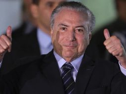 Temer es el primer presidente brasileño en pleno ejercicio de su mandato que es acusado formalmente de un delito de tipo penal dos veces. AP / E. Peres