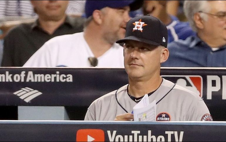 Hinch podría recibir un castigo si los Astros o las Ligas Mayores verifican la información . AFP/C. Petersen