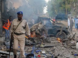 El grupo extremista Al Shahab suele atacar zonas de gran concurrencia en Mogadiscio. AP / F. Abdi