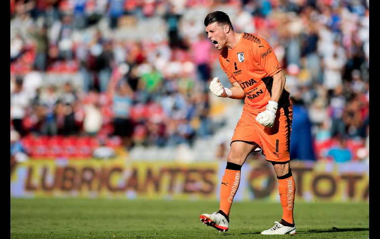 Volpi cometió un error que significó el primer gol de Atlas, pero se reivindició deteniendo un peligroso cobro de tiro libre de Morrison. MEXSPORT/O. Martínez