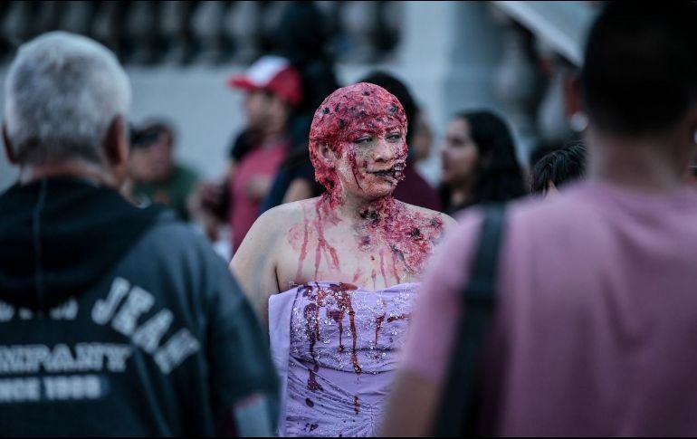 Una dama de la sociedad colonial que la putrefacción de su piel le quitó todo el cabello. EL INFORMADOR/F. Atilano